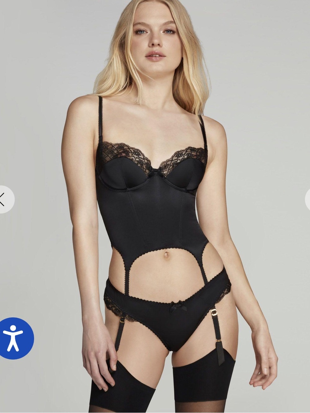 Agent provocateur Ayla silk corset
